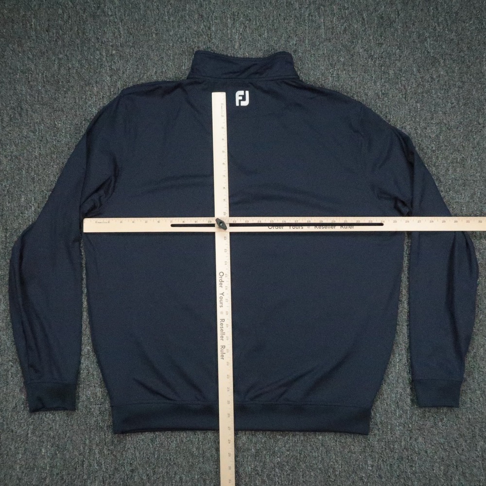 FootJoy Pullover Men Extra Large Blue Performance Half Zip Athletic Stretch Golf - Picture 7 of 10